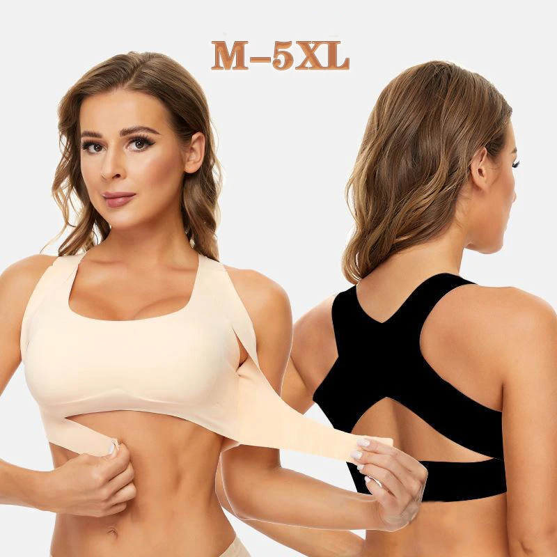 Bras for Women Beauty Back Bra Front Buckle Push up Adjustable Underwear Bralette Padded Sports Top Bra