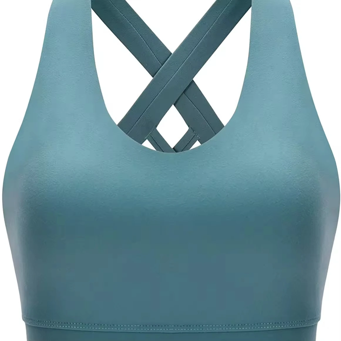 Custom Women's Breathable High Support Lace Spandex/Polyester Adjustable Strap Gym Bra Front Logo Removable Pads Latest Sports
