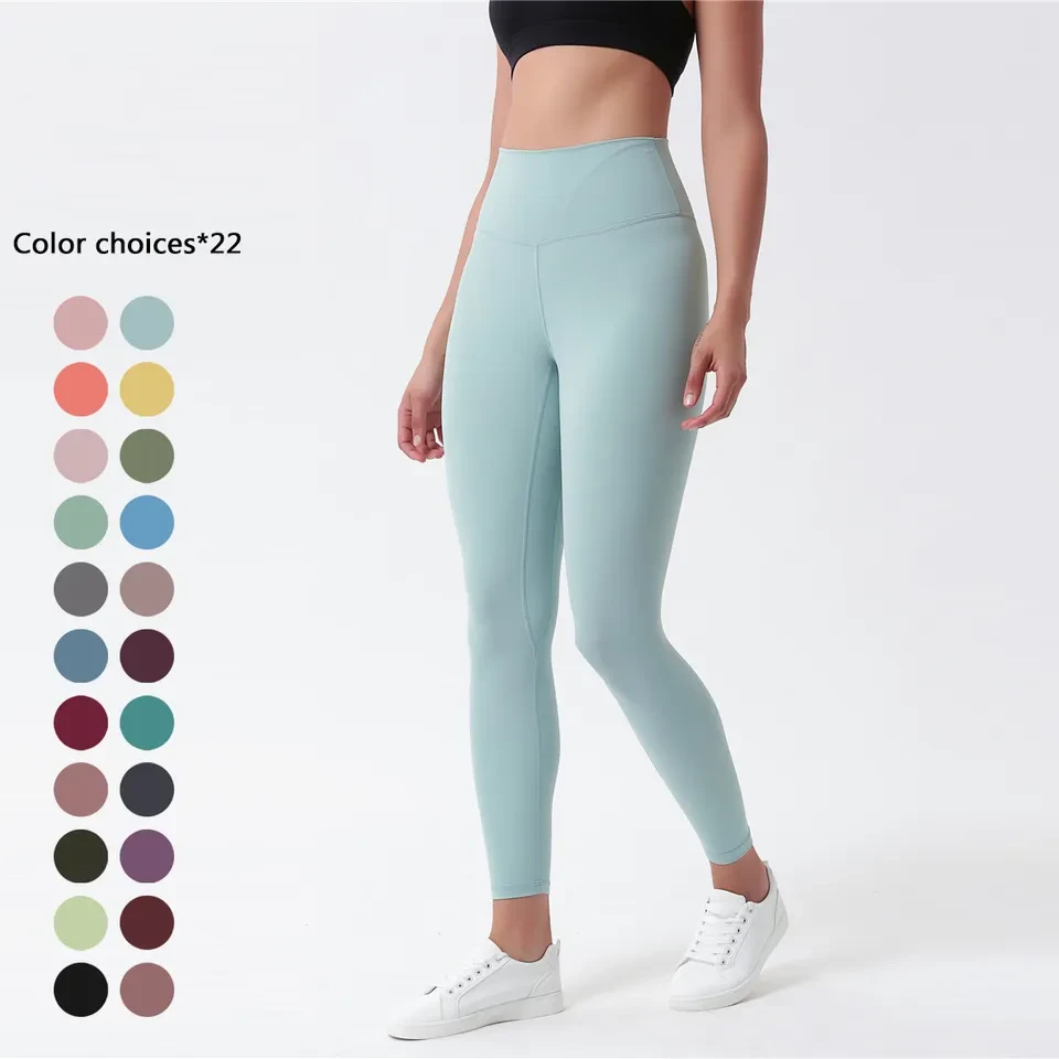 Hot Selling New Yoga Pants for Women's High-waisted Hip-lift Cropped Pants Tight High-elastic Gym Leggings