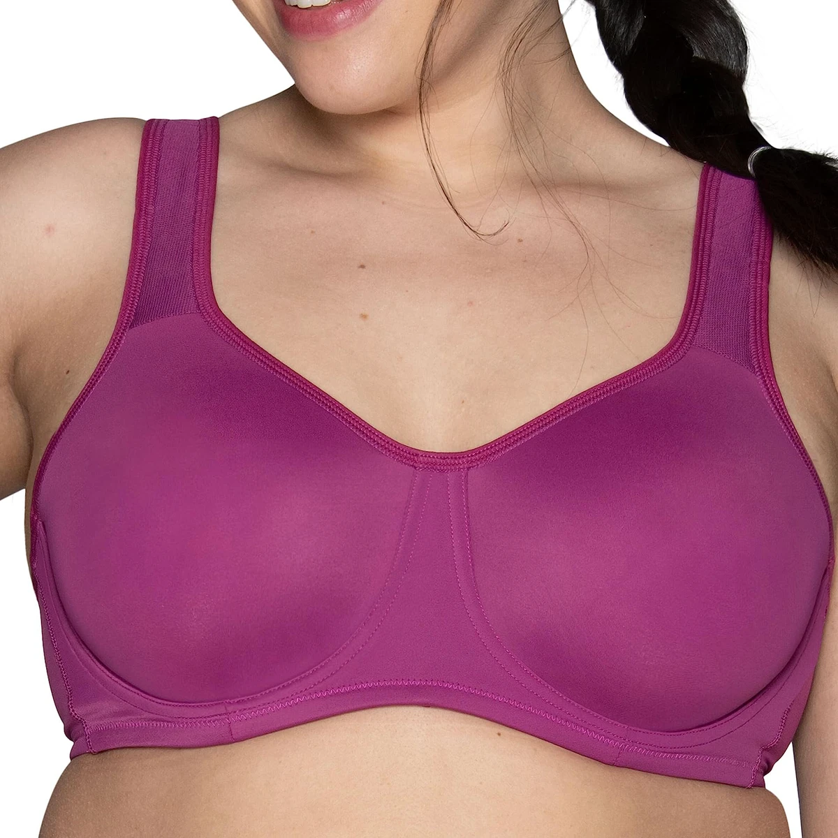 Women Professional Shockproof U Cut Halter Neck Running Sports Bra Fitness Workout Underwear Female Solid Color Yoga Bra