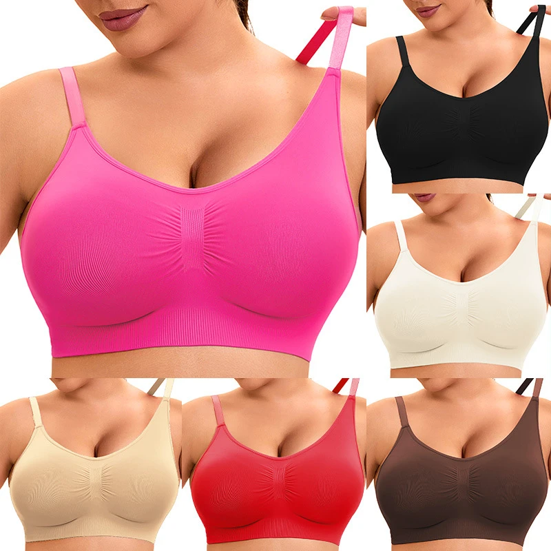 2025New Seamless Breathable High Support Yoga Bra Women's Sports Bra Quick-Dry Running Yoga Wear Fitness Top