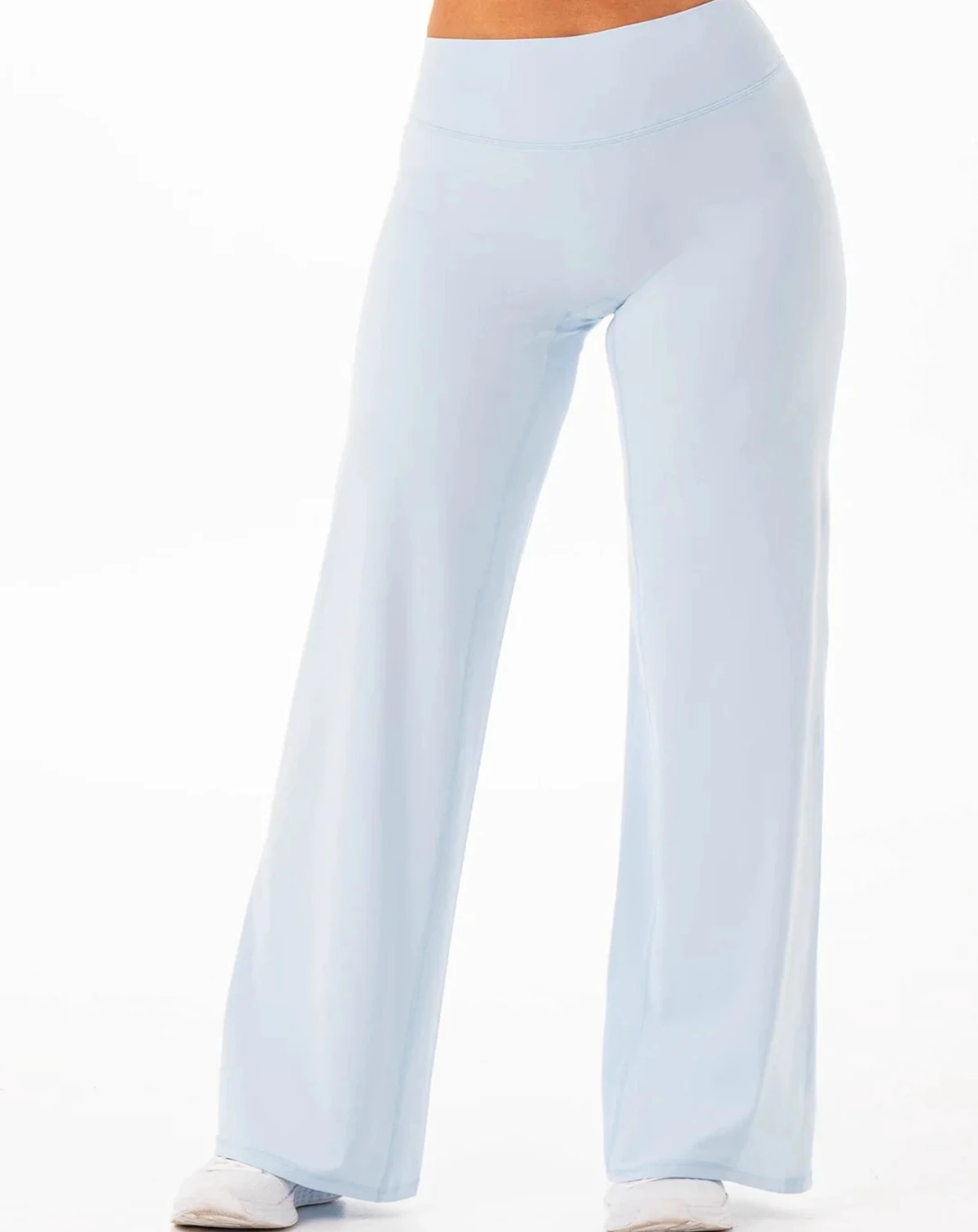 Women's Flared Leg Simple Solid Yoga Legging Four-Way Stretch Quick Dry Plus Size Breathable Windproof Low Waist Full Pants High