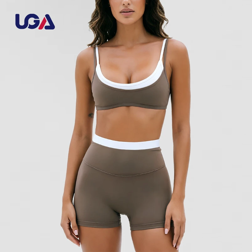 Custom New Women Knit Yoga Leggings High Waisted Tummy Control Gym Leggings Sports Pants Fitness Butt Scrunch Leggings