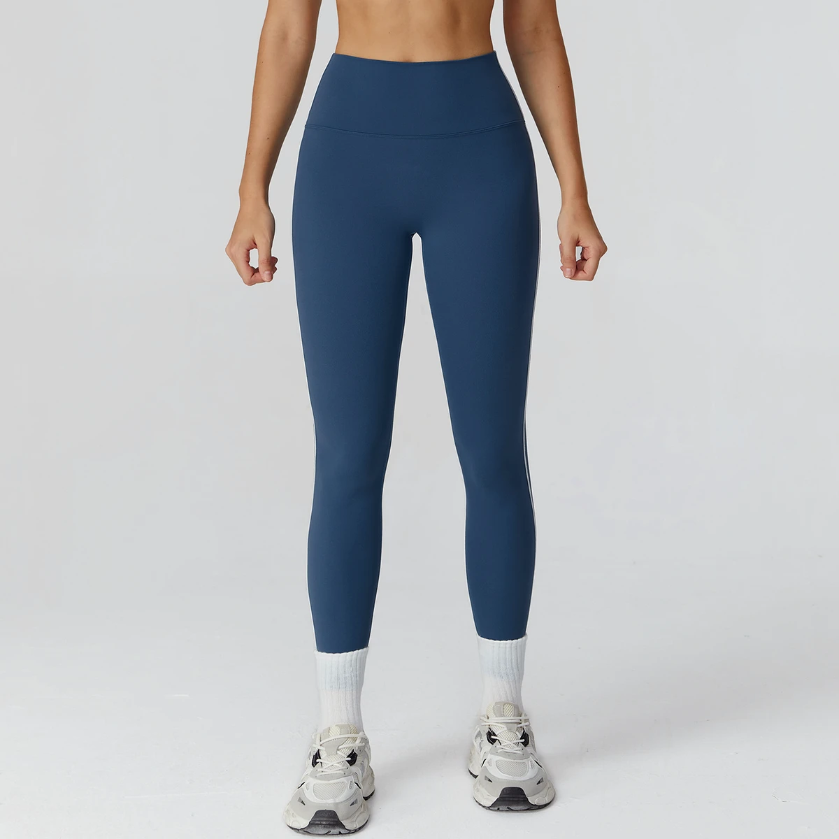 Wholesale Custom Logo Yoga Leggings Women Leggings Fitness Running High Waist Slim Pants Push Up Sport Leggings Gym Athletic