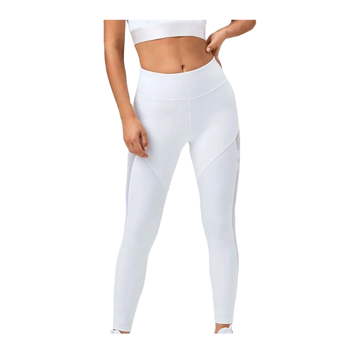 Wholesale Large Size Quick Dry Four-Way Stretch Solid Women Fitness High Waist Pants Training Yoga Legging
