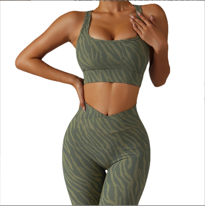 2022 Summer High Support Yogawear Gentle Wide Shoulder Straps Running Sports Workout Bra