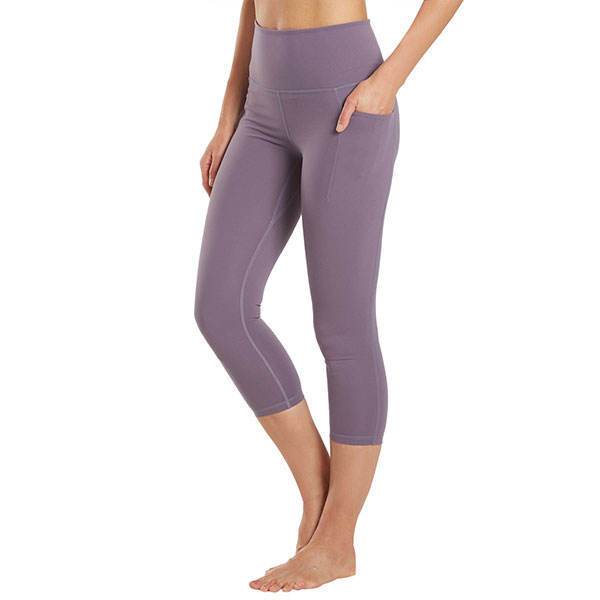 Custom Printing Women's High Waisted Comfy Stretchy Buttery Soft Curvy Plus Size Capri Yoga Leggings with Pockets for Women