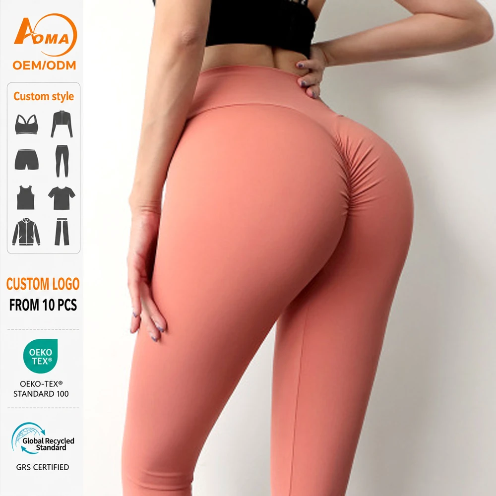 Women High Waist Yoga Pants Workout Fitness Pocket Leggings for Gym