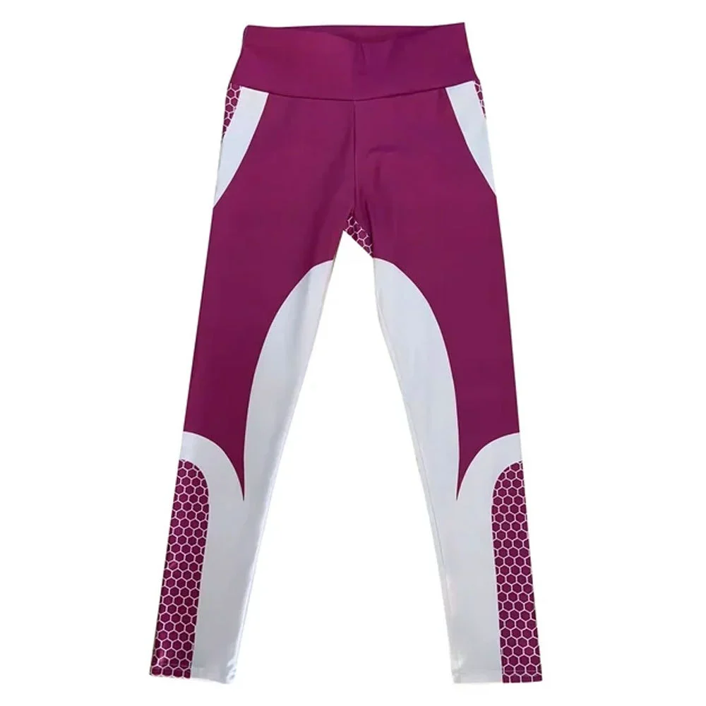 Top Selling Solid Logo High Waist Women's Gym Sports Leggings Casual Compression Seamless Quick Dry Full Length Tights Pants