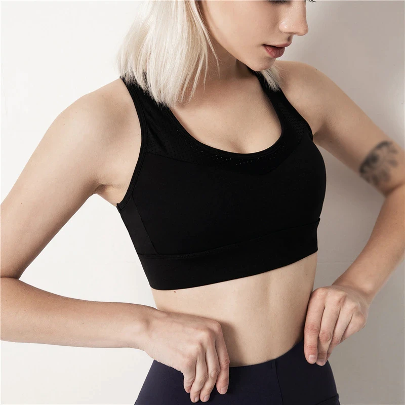 Brand New Lightweight Reversible Yoga Fitness Bra Plus Size Beauty Back Cycling Breathable Quick Dry Shockproof Running