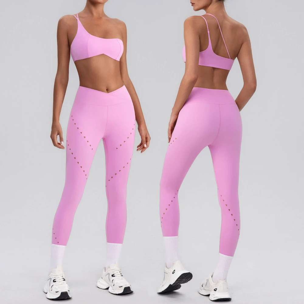 Quick-drying Backless Sports Bra Shorts Set Women 2 Piece Sports Fitness Yoga Leggings Set