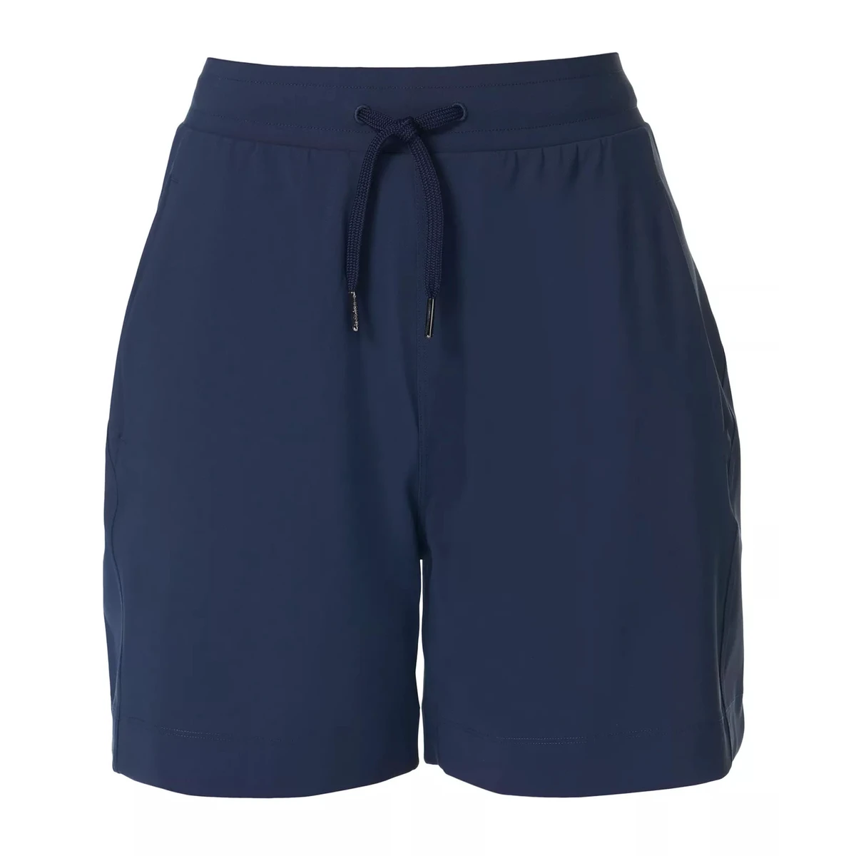 High Waist Womens Yoga Terry Shorts Elastic Waist Polyester/Nylon Casual Loose Fit Breathable Summer 230g In-Stock Pockets