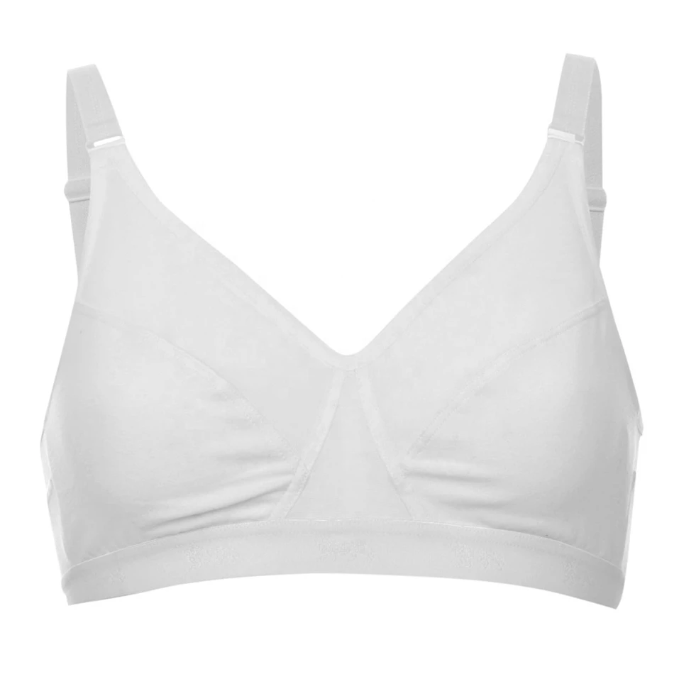 Women's Simple High Support Sports Bra Custom Color 100% Nylon Adjustable Breathable Anti-Bacterial Quick Dry Yoga Wear Front