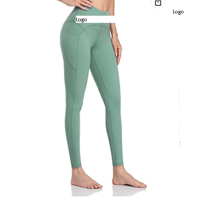 Women's High Waisted Yoga Leggings Pants With Pockets Workout Athletic Running Leggings Cheap Rated Leggings From Bangladesh