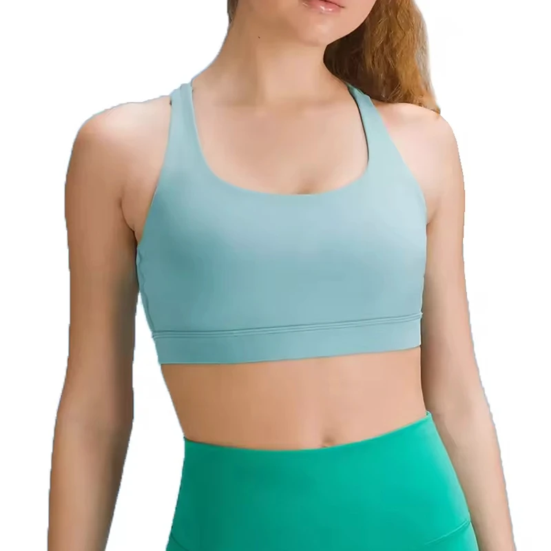 Workout Plus Size Reversible Quick Dry Breathable High Quality Custom Front Gym Running Sports Fitness Yoga Athletic Strapless