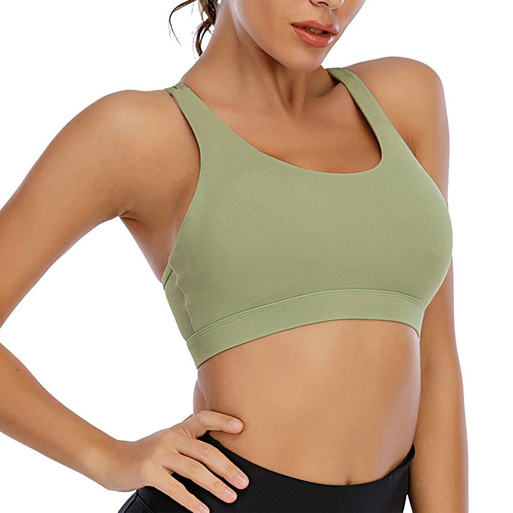 TIGHTER FIT Hot Selling Custom Sports Bra High Quality Breathable Eco-Friendly 100% Cotton High Strength Removable Pads
