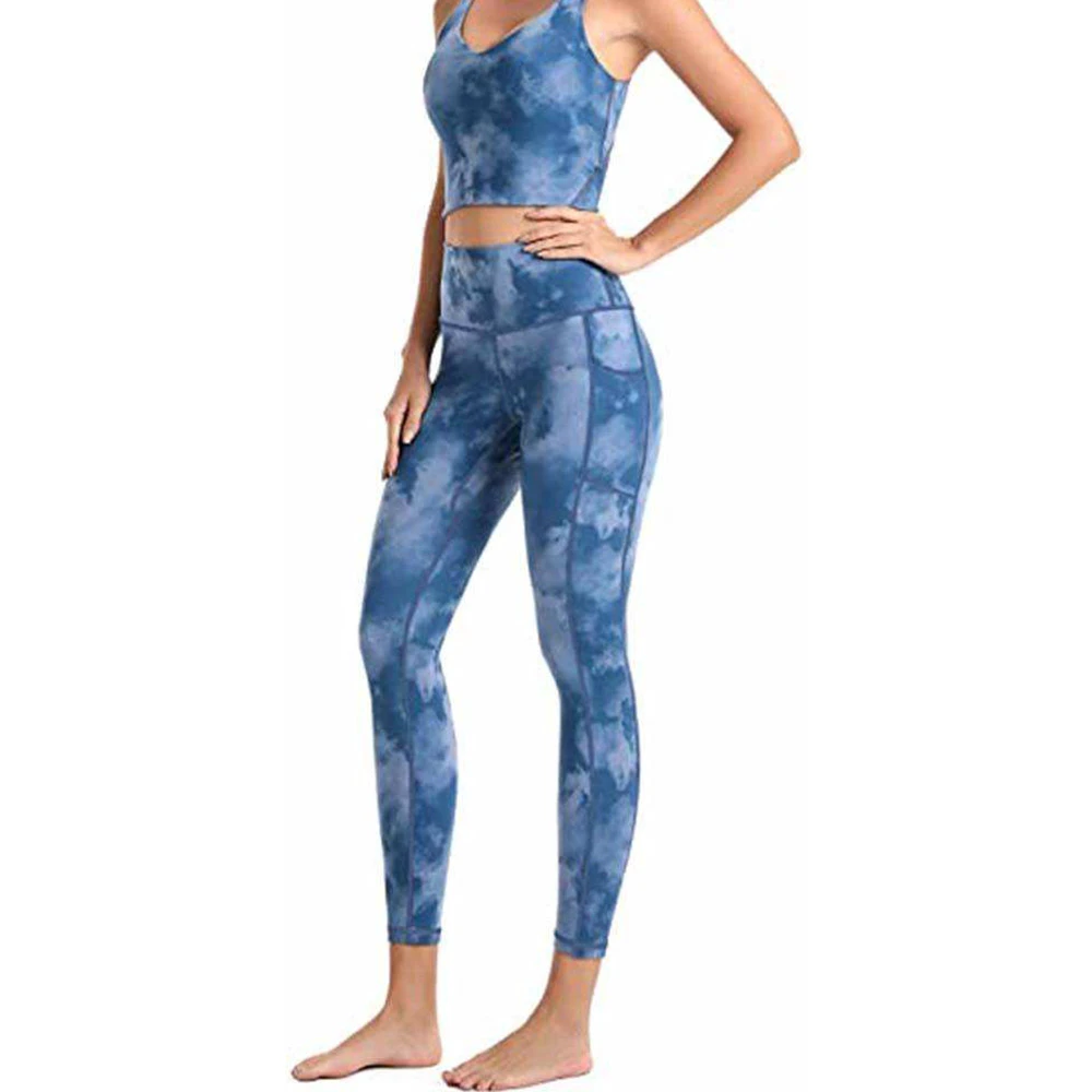 Women's High Waist Slim Fit Custom Logo Leggings Spandex/Polyester Quick Dry Breathable Compression Yoga & Sport Pants