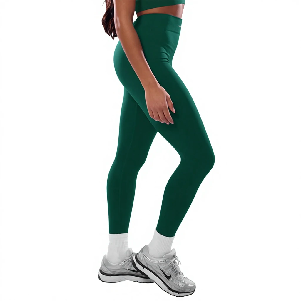 Customized Yoga Pants Full Length High Waist Activewear V Back Tummy Control Yoga Tights Leggings for Workout Running