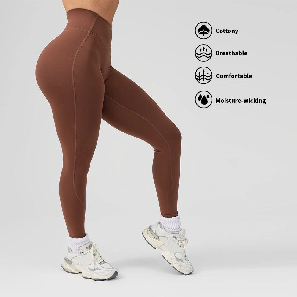 Simple And Fashionable High Waist Yoga Pants Leggings For Women
