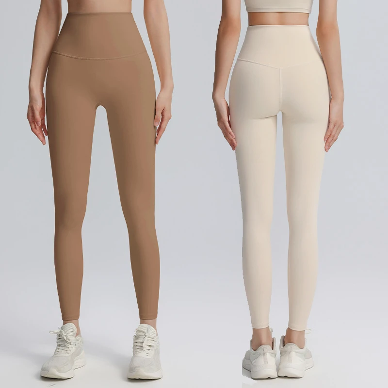 High Stretch High Waist Quick Dry Cropped Yoga Pants Comfortable Breathable Lightweight Gym Outdoor Casual Sports Leggings