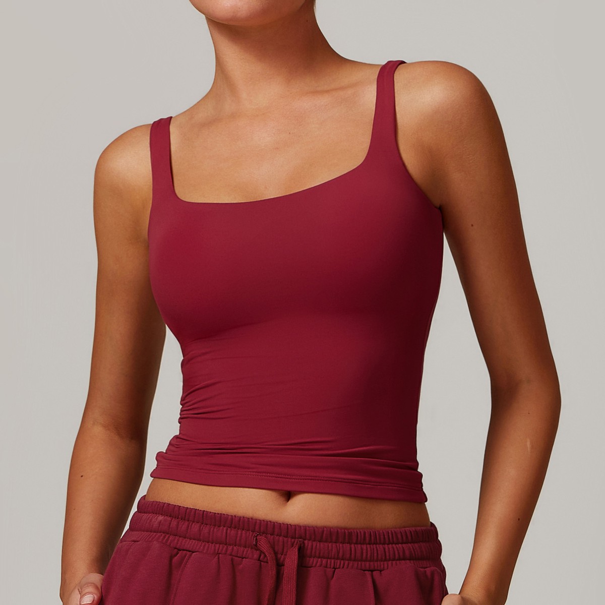 Classic Simple Breathable Skin Friendly Fitness Yoga Running Women's Tight Top Tank Tops for Women