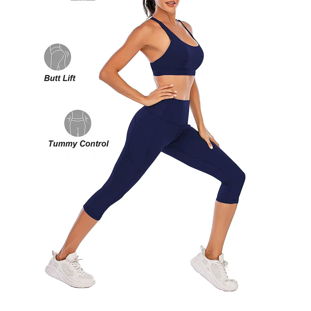 Women Premium Seamless Fitness Leggings with Custom Logo High Waist Yoga Pants for Sports and Activewear