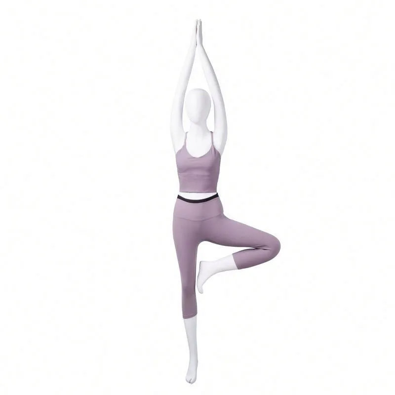 Fashion Women Sport Suit Sexy Open Back Yoga Set Best Sellers in Fitness Yoga Wear Breathable Tight Slim Women Fitness Gym Wear