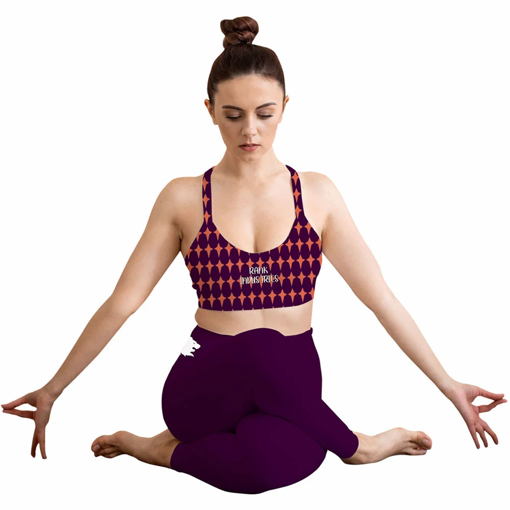 Breathable Fabric For Gym Fitness Yoga Sets Comfortable 2-Pieces Yoga Sets For Women Stretchy Women Yoga Sets