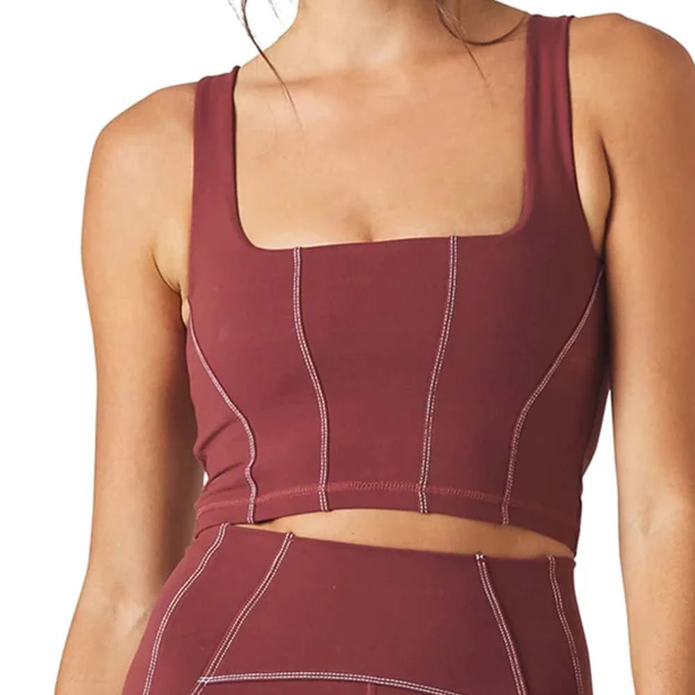 Custom Breathable Women Clothes Yoga Bra Back Sports Bra 1 Piece Custom Logo and Size Gym Fitness Sports Set for Women