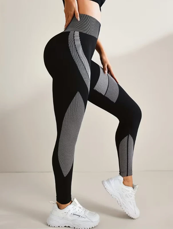 Moisture Absorption Women High Waisted Lift Gym Yoga Tight Pants Leggings Workout Pants Butt Scrunch Leggings