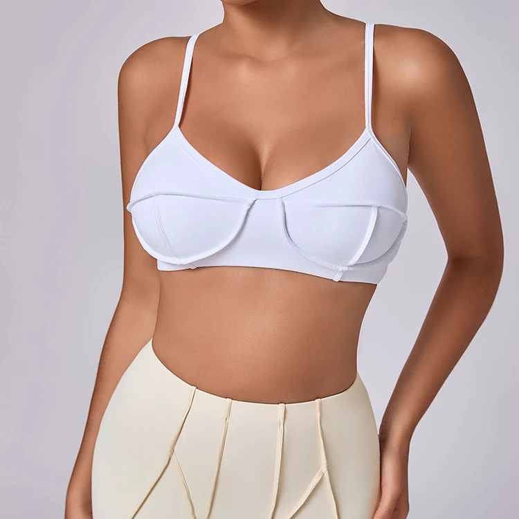 Wholesale High Quality Womens Backless Sports Bra Gym Workout Yoga Sports Bra for Women