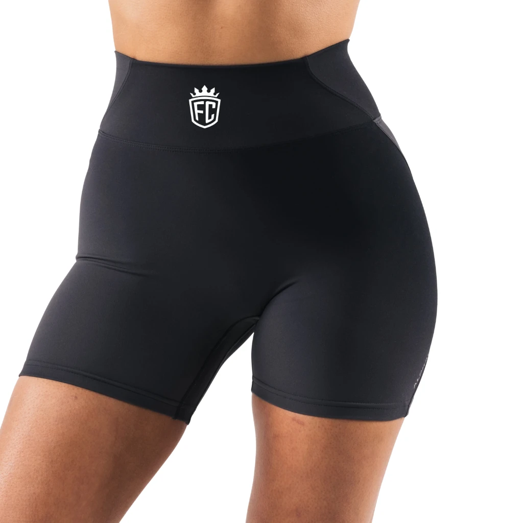 Women High Waist Activewear Shorts Smooth Fit Gym Yoga Running Cycling Workout Shorts