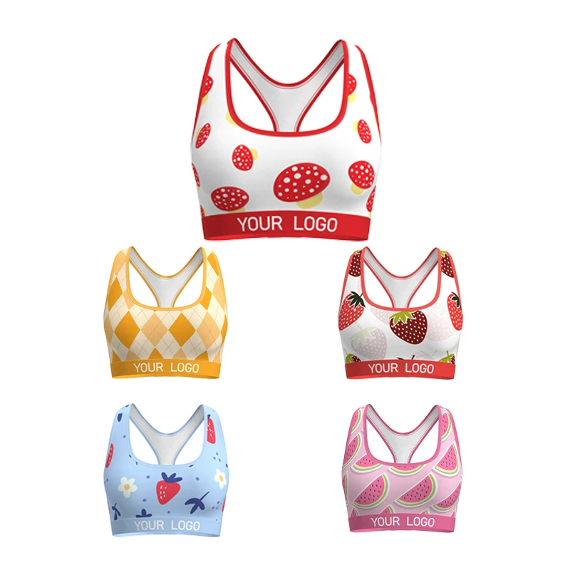 Women Yoga Bra Backless Adjustable Straps Athletic Gym Fitness Workout Top Sports Bra