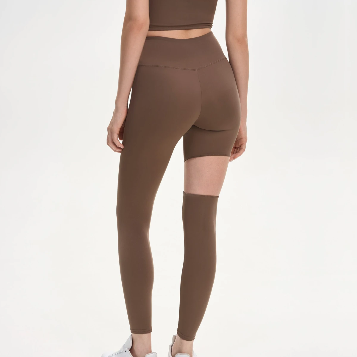 ODM Supply Workout Fitness Clothing Elastic Waist Solid Pattern Pants Style High Waist Yoga Fitness Sports Gym Legging For Women