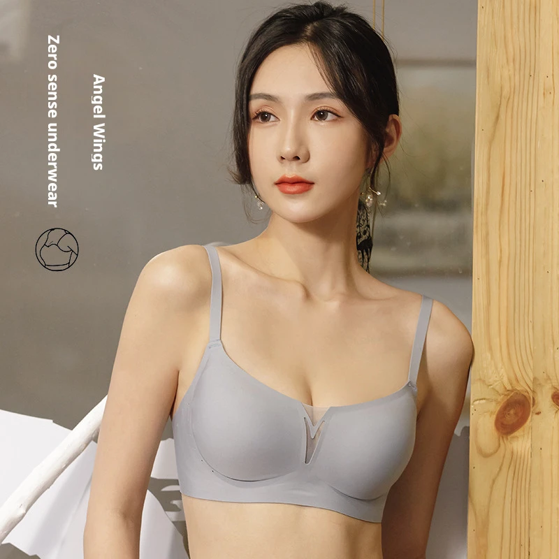 Hot Selling Girl Seamless Comfortable Sports Bra Custom Logo Plus Size Fitness Breathable Push up Breast Sport Bra for Women