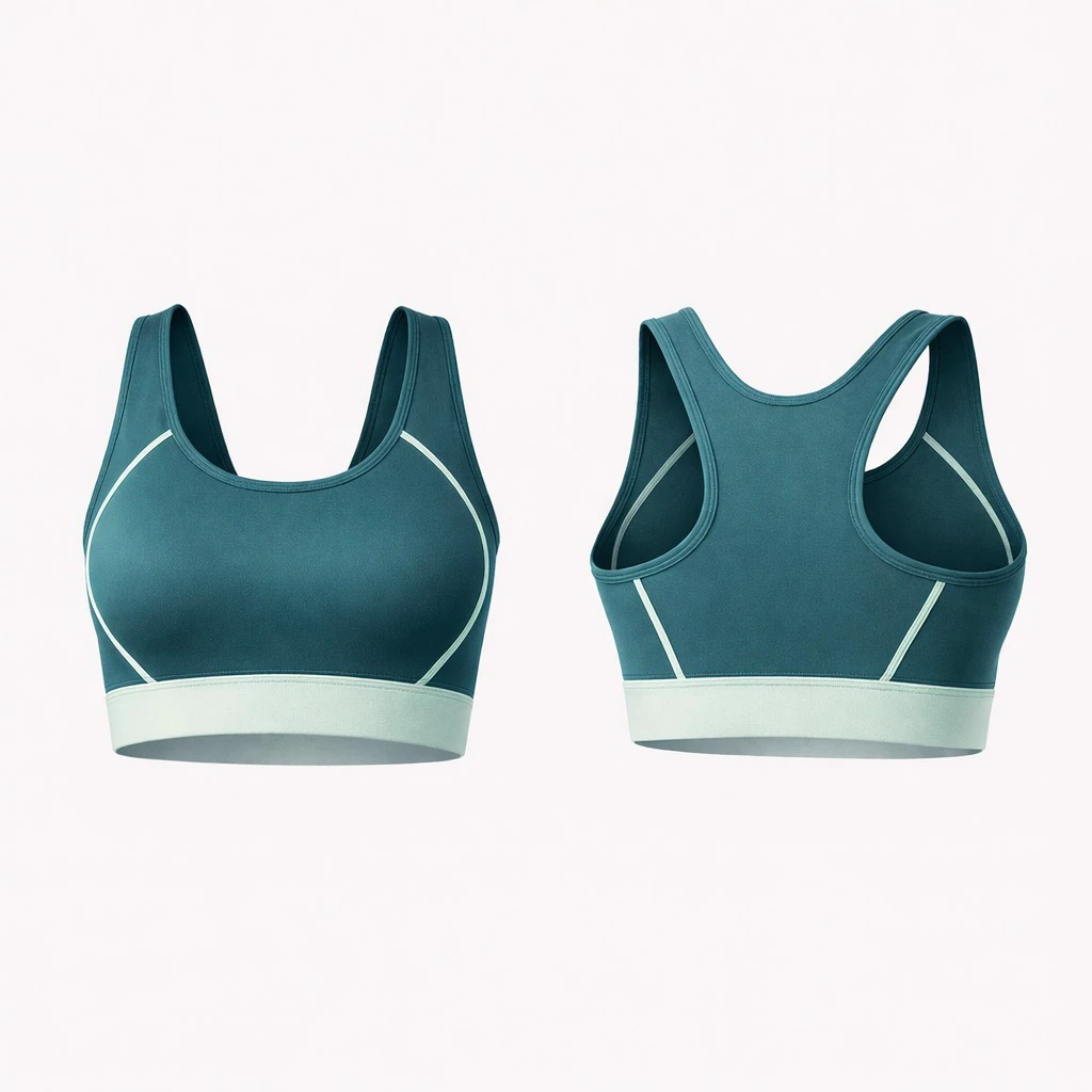 Fitness Wear Plus Size Lightweight Custom Printed Front Women Yoga Sports Bra Outdoor Seamless Solid Color Medium Support