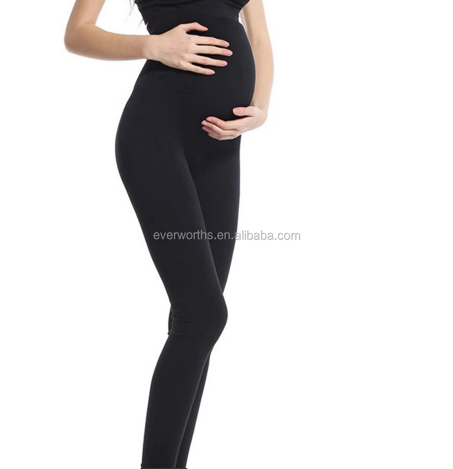 Best Seamless Maternity Leggings Active Wear Over the Bump Pants for Pregnant Women Shaping Over Belly Postpartum Breastfeeding