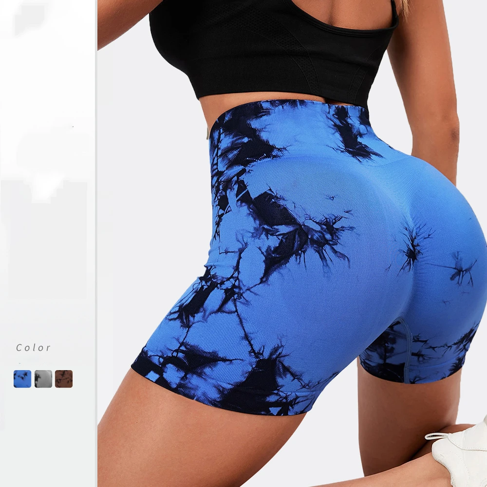 Sexy High Waisted Scrunch Butt Yoga Short Legging Tights Women Sweatpants Compression Seamless Fitness Short Pants