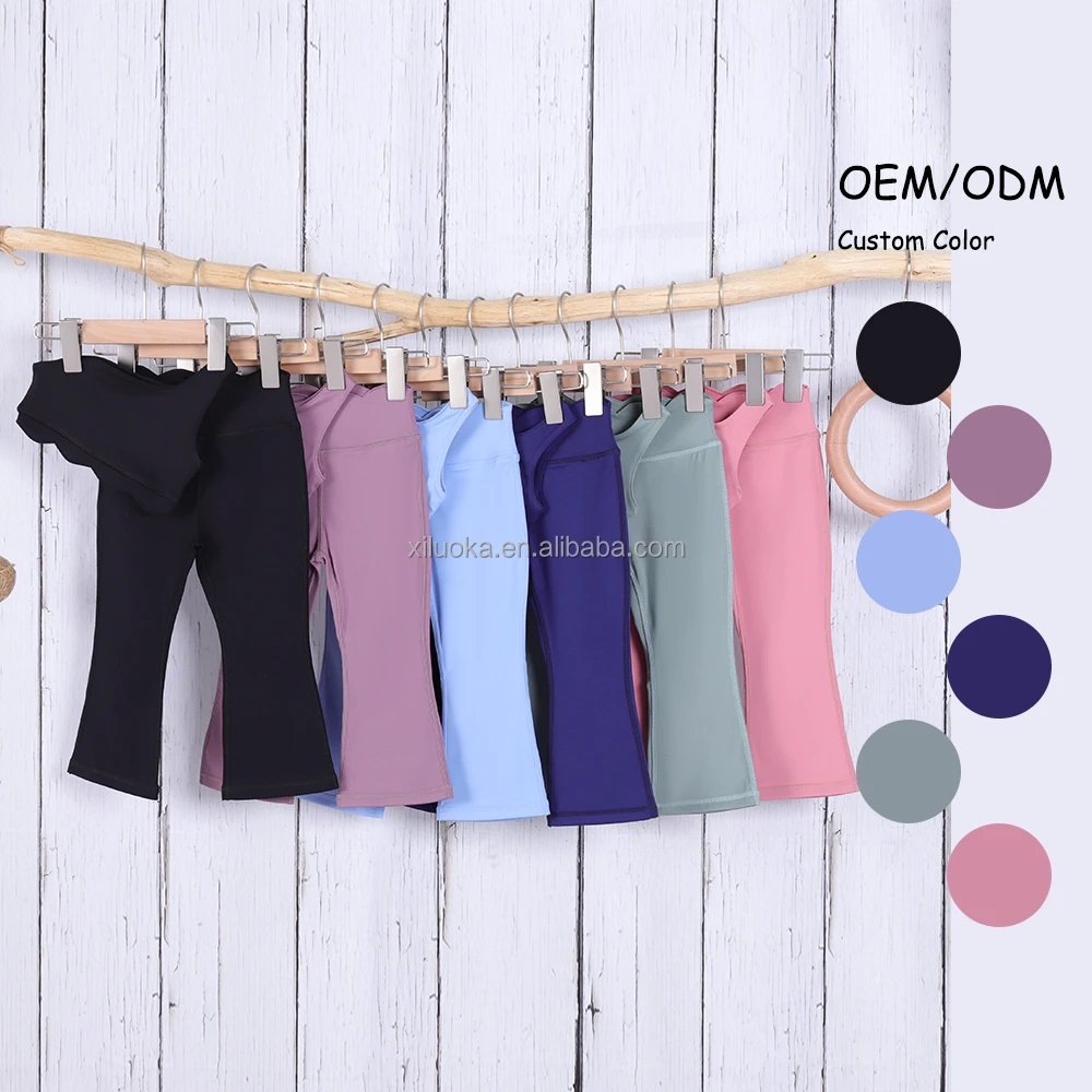 Custom Size Gym Yoga Fitness Set Active Leggings Sports Bra Tank Top-for Mother And Kids Family Matched Sports Outfit