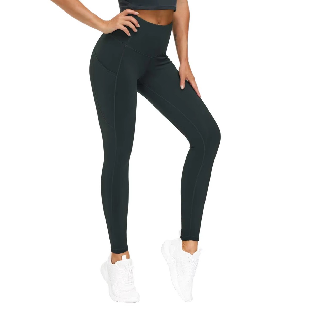 Women's Comfortable Stretchy Eco-Friendly Summer Leggings Mid Waist Fitness Yoga Pants High Quality