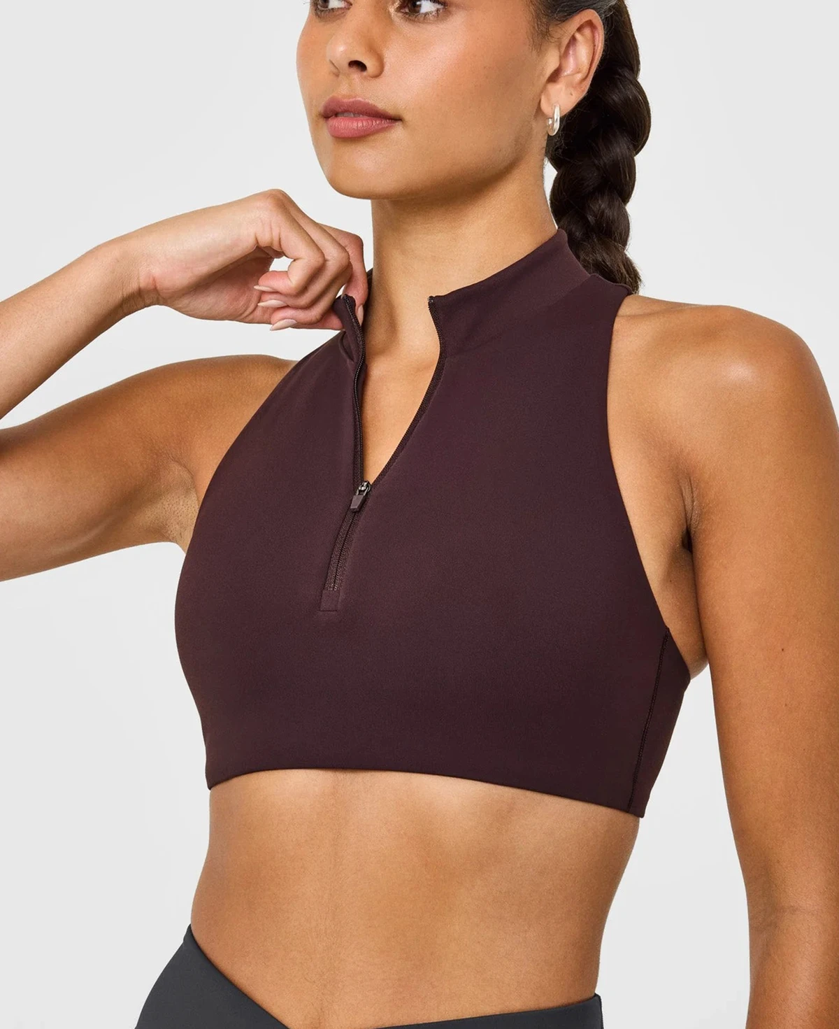 Women's Plus Size Medium Support Spandex/Nylon Breathable Quick Dry Eco-Friendly Yoga & Running Sports Bra 220g