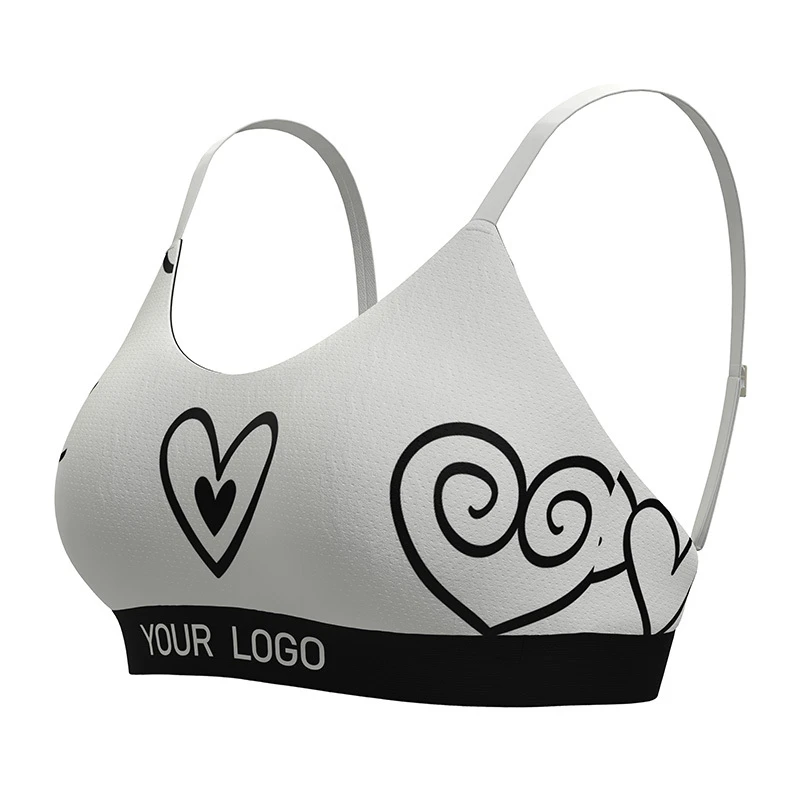 Custom Wholesale Women High Strength Shockproof High Support Spandex/Nylon Sports Bra Colorful Nude Feel Open Back Yoga Front