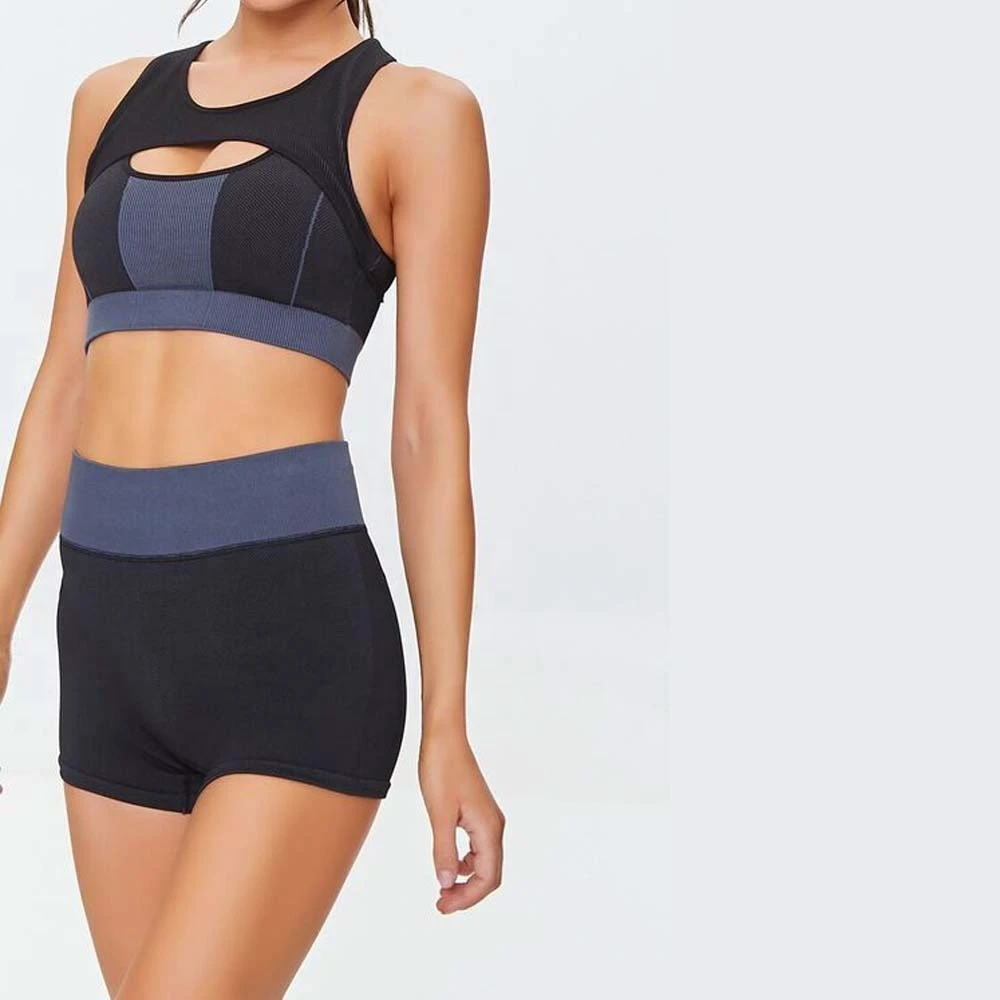 PIHA SPORTS Women's Solid Racerback Sports Bra Medium Support Yoga Running Exercise Spandex/Polyester Four-Way Stretch Quick Dry