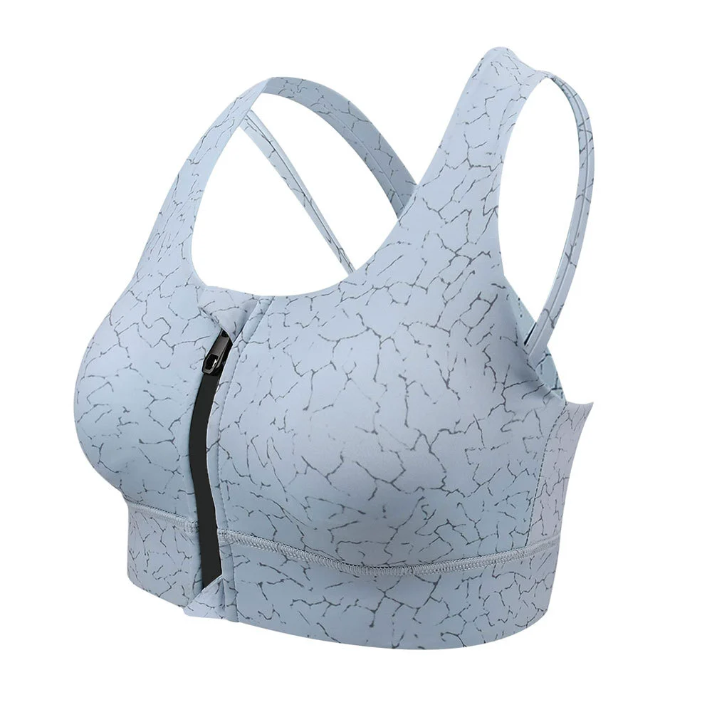 Wholesale Lightweight Customized Fitness Sports Bra Fashionable Cross Strap Design Quick Dry Breathable Plus Sizes Yoga Sports