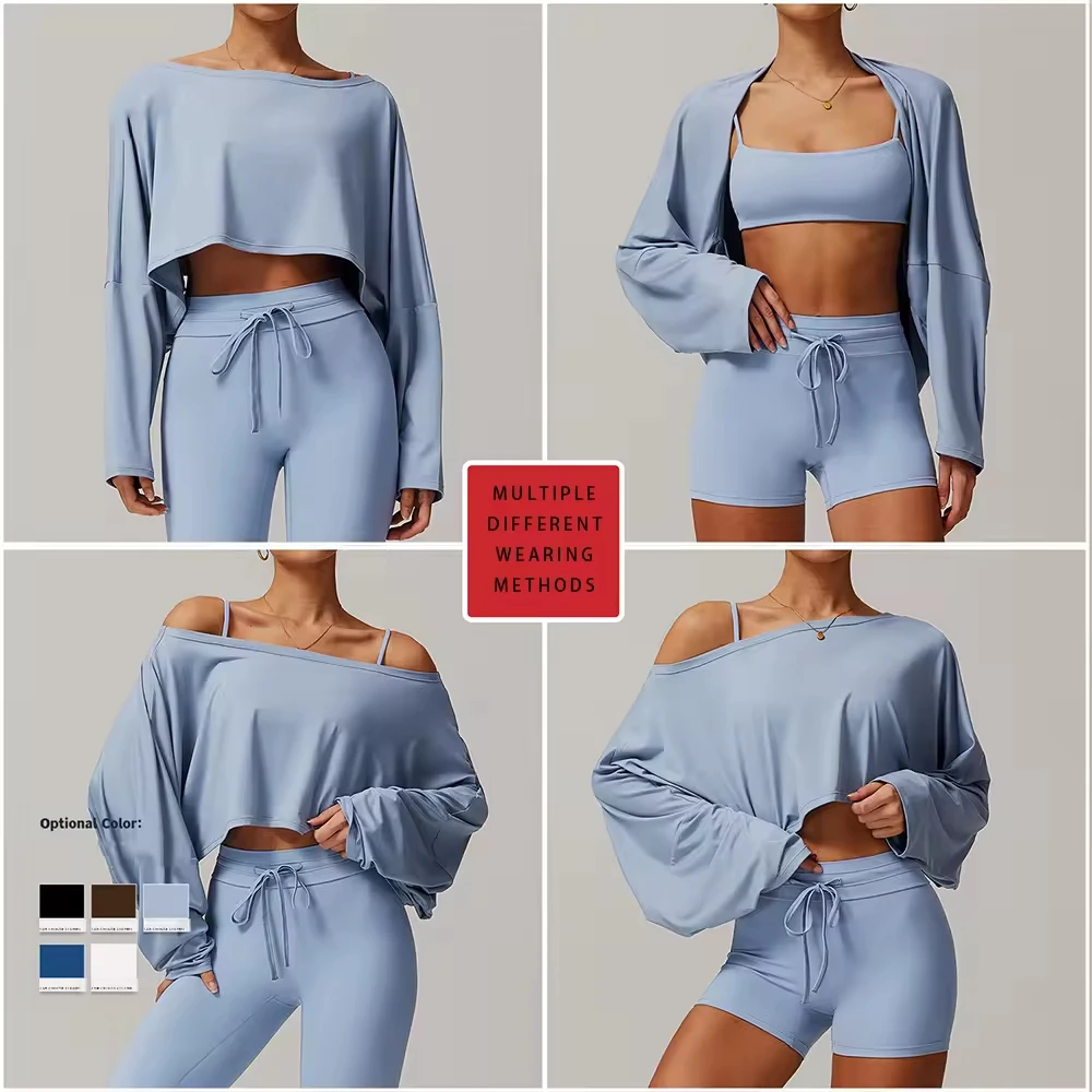 Women's Gym Fitness Sports Long Sleeved Quick Dry Breathable Eco-Friendly Spandex/Polyester Skinny Fit Workout Running One