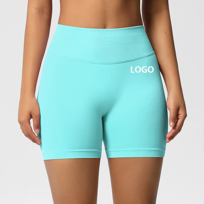 Breathable Comfortable Quick Drying High Waisted Tight Hip Lifting Women Butt Lift Sports Running Yoga Shorts