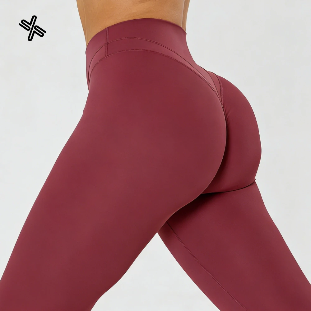 Custom Quick Dry High Waisted Tummy Control Fitness Apparel Clothings 4 Way Stretch Lady Yoga Leggings Women