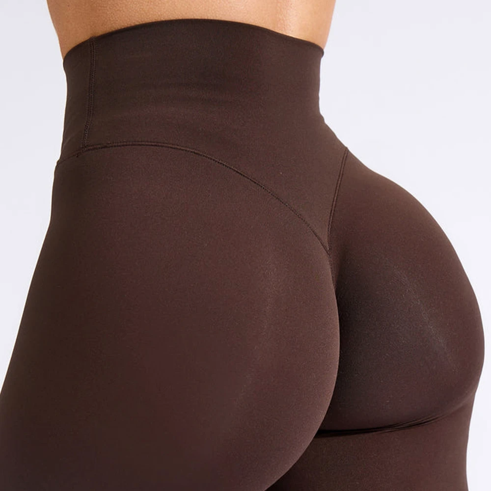 Custom Quick Dry High Waisted V Shaped Yoga Leggings Four-Way Stretch Tummy Control Butt Lifting Gym Wear Women Yoga Pants