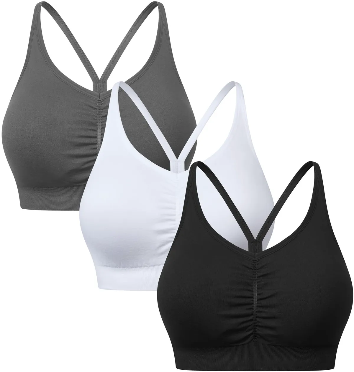 Women's Sports Bras Lightweight Breathable Gym Active Wear with Thin Strap Workout Yoga Bra Plus Size