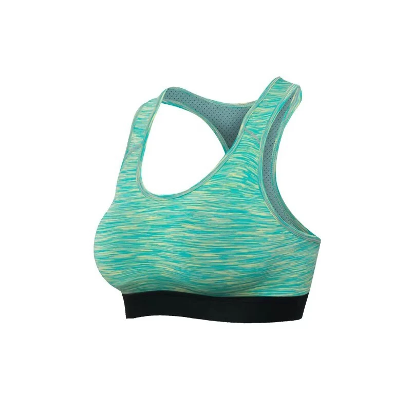 OEM ODM High Support Women Sports Bra Breathable Comfortable Plus Size Lightweight Four Way Stretch Wireless Fitness Bra Anti UV
